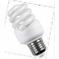 Лампа энергосберегающая КЛЛ спираль КЭЛ-FS Е27 15Вт 4000К Т2 ПРОМОПАК 3 шт |  код. LLE25-27-015-4000-T2-S3 |  IEK